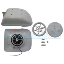 12v Compact Low Profile Motorised Turbo Roof Air Vent / Fan